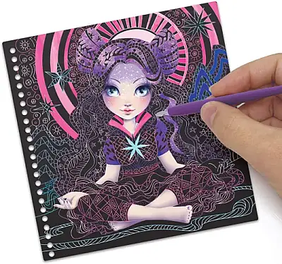 Taros Nebulous Stars Scratch Sketch Defteri Zen Creative Book - 8