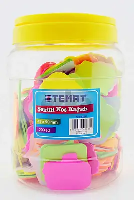 Temat Şekilli Not Kağıdı 45 x 50 mm - Temat (1)
