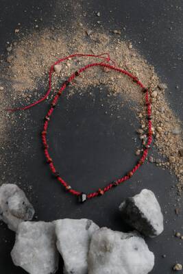 Terra, Kaplan Gözü - Dumanlı Kuvars Doğal Taş Kolye - 5