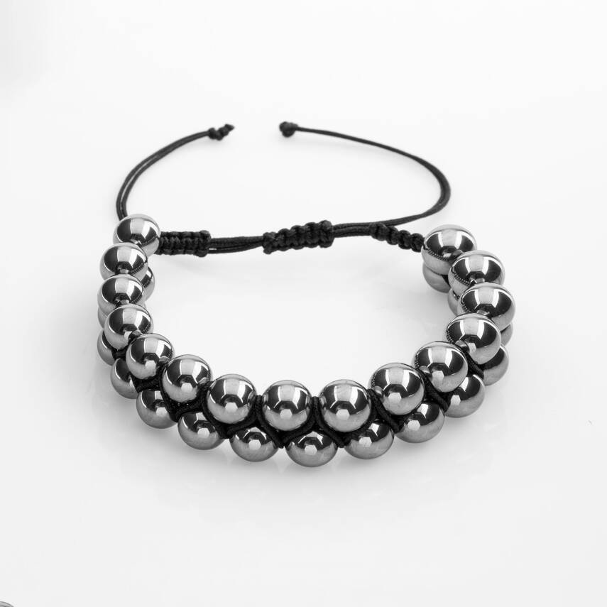 Trehartz 8mm Çift Sıra Makrome Doğal Taş Bileklik - 1