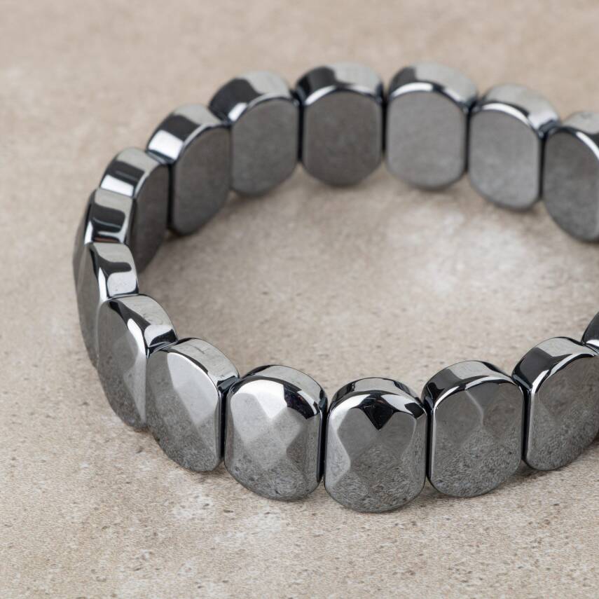 Trehartz Doğal Taş Geniş Kesim Bileklik - 2