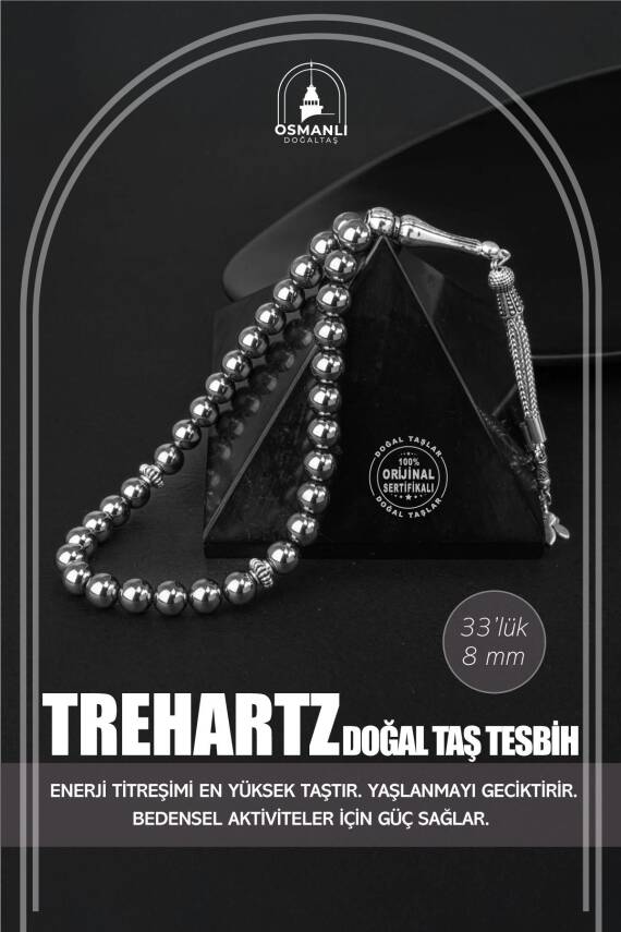 Trehartz Doğal Taş Tesbih 33lük - 8mm - 2