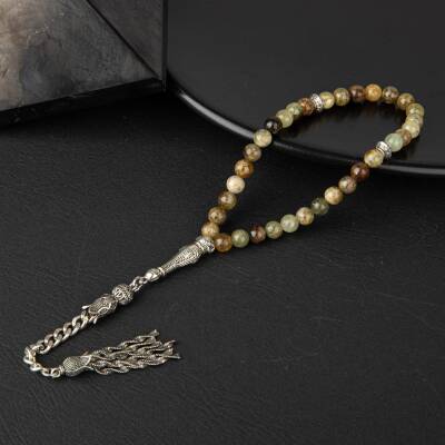 Tsavorit Lal Doğal Taş Tesbih 33lük - 6mm - 2