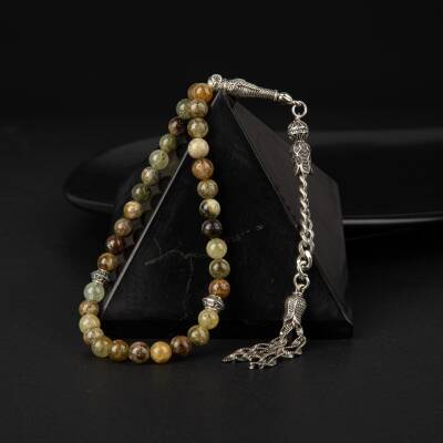 Tsavorit Lal Doğal Taş Tesbih 33lük - 6mm - 3