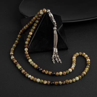 Tsavorit Lal Doğal Taş Tesbih 99luk - 6mm - 3