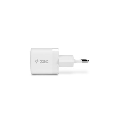 Ttec SmartCharger GAN 30 W PD USB-C Seyahat Hızlı Şarj Aleti Beyaz 2SCP03B - 3