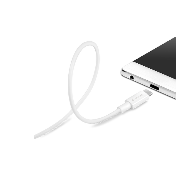 Ttec USB-C USB-C Hızlı Şarj Data Kablosu 120 cm 60 W PD QC Beyaz 2DK36B - 3