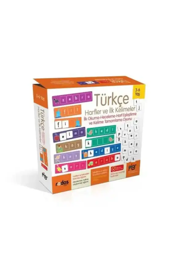 Türkçe İlk Harfler ve Kelimeler - 1