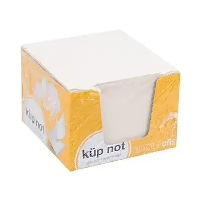 Umur Küp Bloknot 8 cm x 8 cm x 6 cm Göz Yormayan Kağıt - Umur (1)