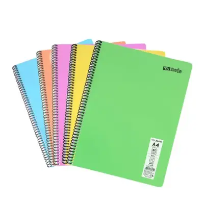 Umur Mynote Çizgili Defter 40 Yp A4 Flex Pastel Kapak Spiralli - 1