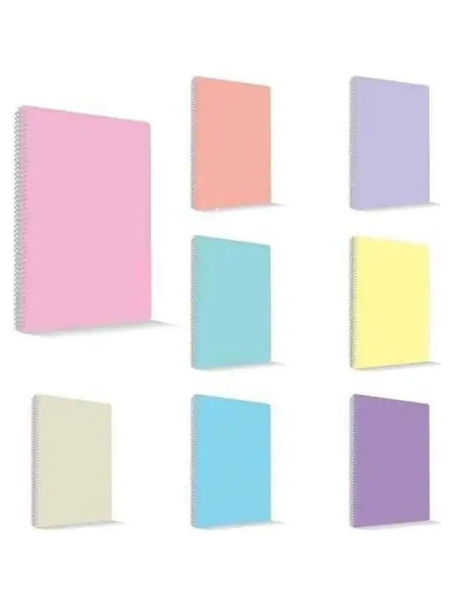 Umur Mynote Kareli Defter 60 Yp A4 Flex Pastel Kapak Spiralli - 1
