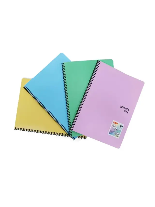Umur Mynote Kareli Defter 96 Yp A4 Flex Pastel Kapak Spiralli - 1