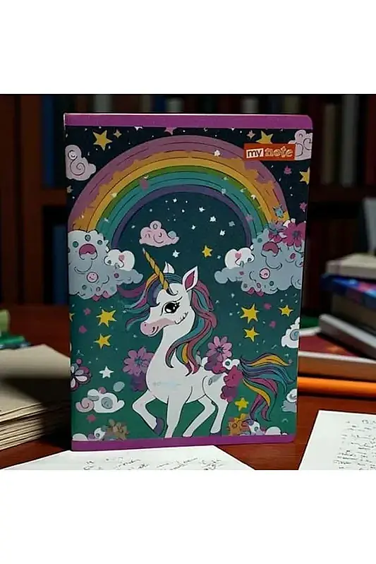Umur Mynote Unicorn Kareli Defter 60 Yp A4 Pp Kapak Tel Dikiş - 2