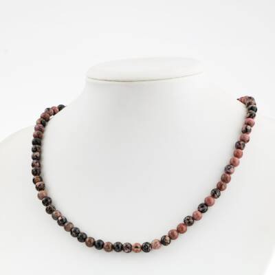 Unakit 6 mm Dizi Doğal Taş Kolye - Osmanlı Doğaltaş