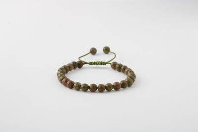 Unakit 6mm Merdiven Kapama Doğal Taş Bileklik - Osmanlı Doğaltaş