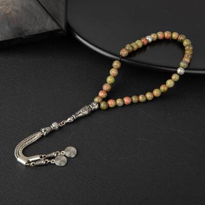 Unakit Doğal Taş Tesbih 33lük - 6mm - Osmanlı Doğaltaş