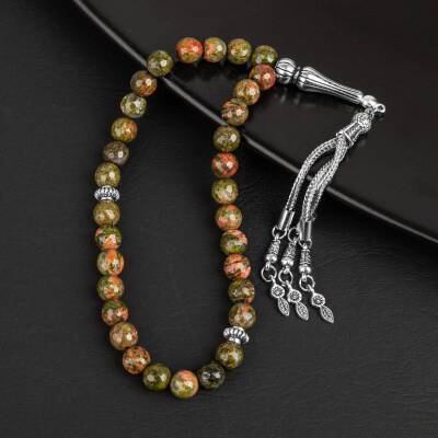 Unakit Doğal Taş Tesbih 33lük - 8mm - 3