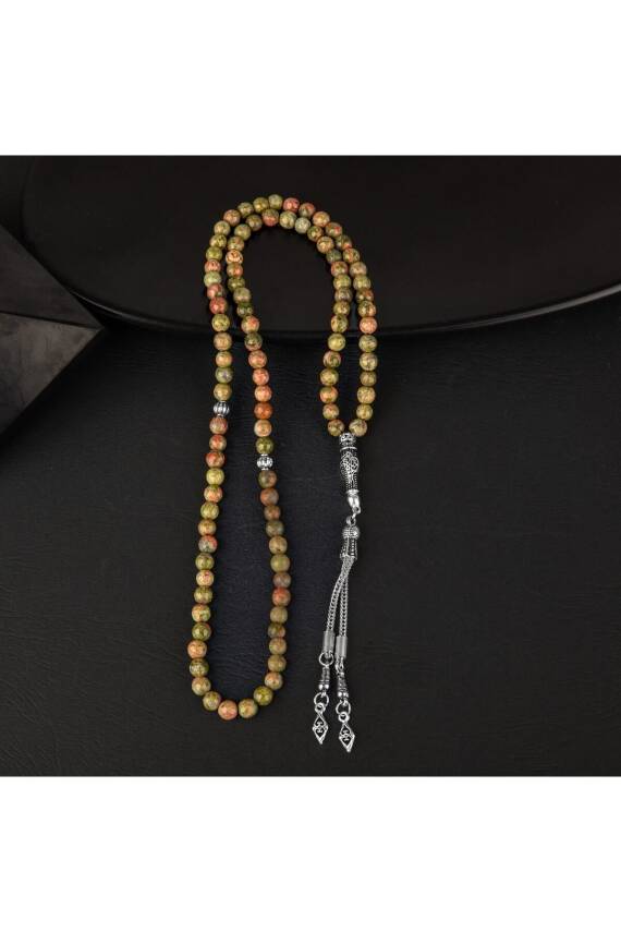 Unakit Doğal Taş Tesbih 99luk - 6mm - 1