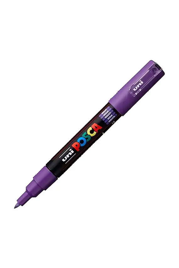 Uniball Posca 1M Markör 0.7 mm Mor - 1