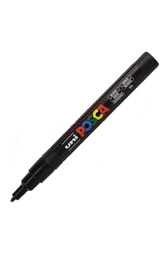Uniball Posca 3M Markör 1.3 mm Siyah - 1