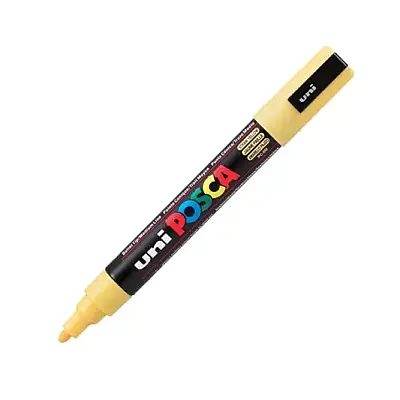 Uniball Posca 5M Markör 2.5 mm Sarı - 1