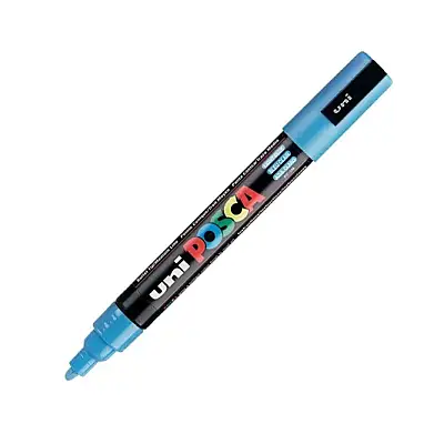 Uniball Posca 5M Markör 2.5 mm Turkuaz - Uniball (1)