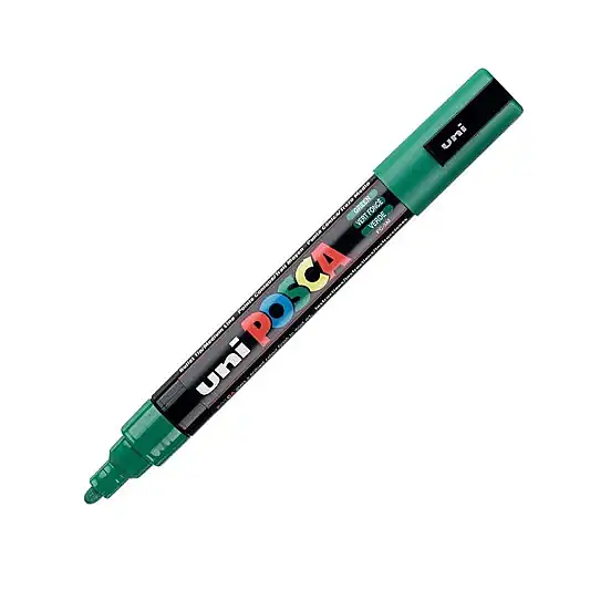 Uniball Posca 5M Markör 2.5 mm Yeşil - 1
