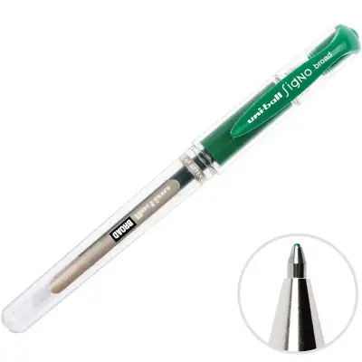 Uniball Sıgno İmza Kalemi Yeşil - 2