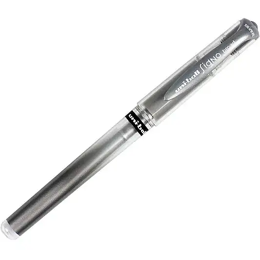 Uniball UM-153 Signo İmza Kalemi 1.0 mm Gümüş - 1