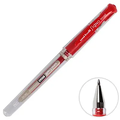 Uniball UM-153 Signo İmza Kalemi 1.0 mm Kırmızı - Uniball (1)