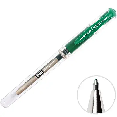 Uniball UM-153 Signo İmza Kalemi 1.0 mm Yeşil - 6