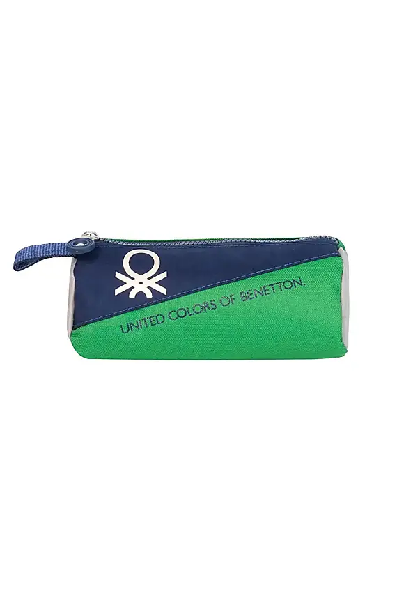 Unıted Colors Benetton Kalem Çanta Lacivert Yeşil 13115 - 1