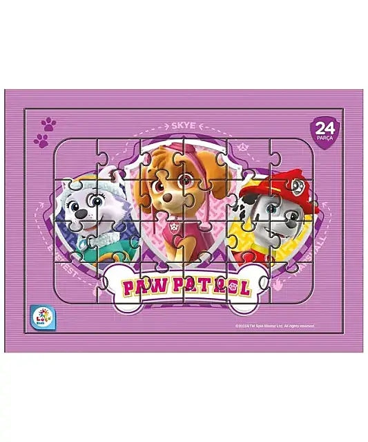 Utku Laço Paw Patrol Taslamalı Frame Puzzle 24 Parça - 1