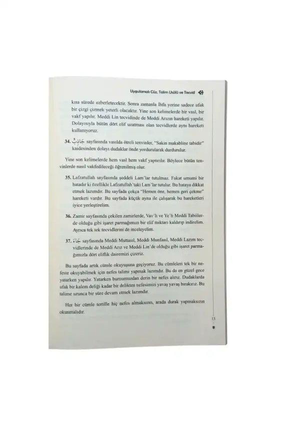 Uygulamalı Cüz Talim Usulü Ve Tecvid - 3