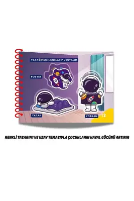 Uzay Yolculuğu Cırt Cırtlı Etkinlik Kitabım - 3