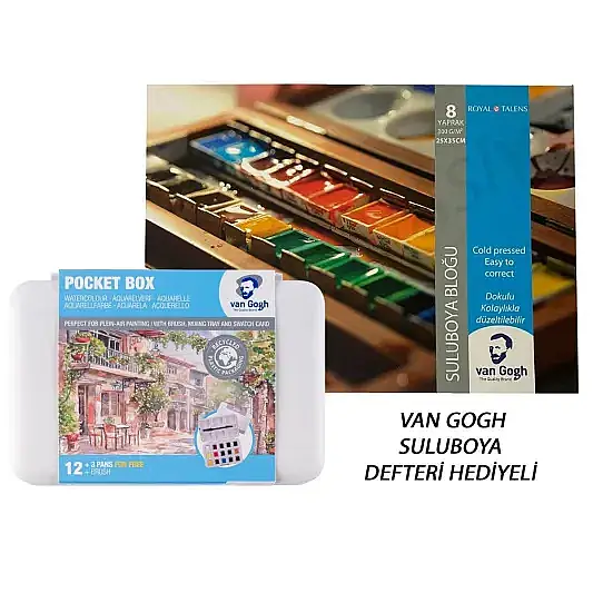 Van Gogh Sulu Boya 12 + 3 Renk Set - 11
