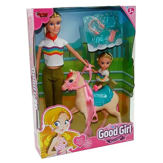 Vardem Kutulu 29 cm Atlı Kızı Ve Anne Bebek - 2