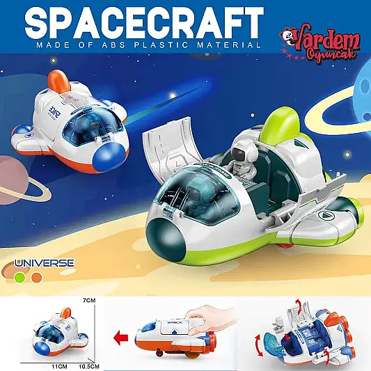 Vardem Sürtmeli Astronotlu Uzay Mekiği 1 - 3