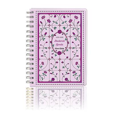 Victorias Journals Akademik Ajanda A5 Spr Sert Kapak 2025 - 2026 Ayraçlı - Victorias Journals (1)