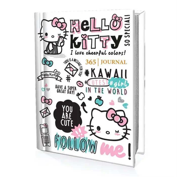 Victoria's Journals Hello Kitty 365 Gün Günlük Çizgili 368 Yp A7 - 1