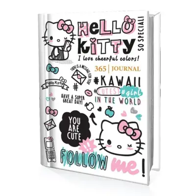 Victoria's Journals Hello Kitty 365 Gün Günlük Çizgili 368 Yp A7 - 2