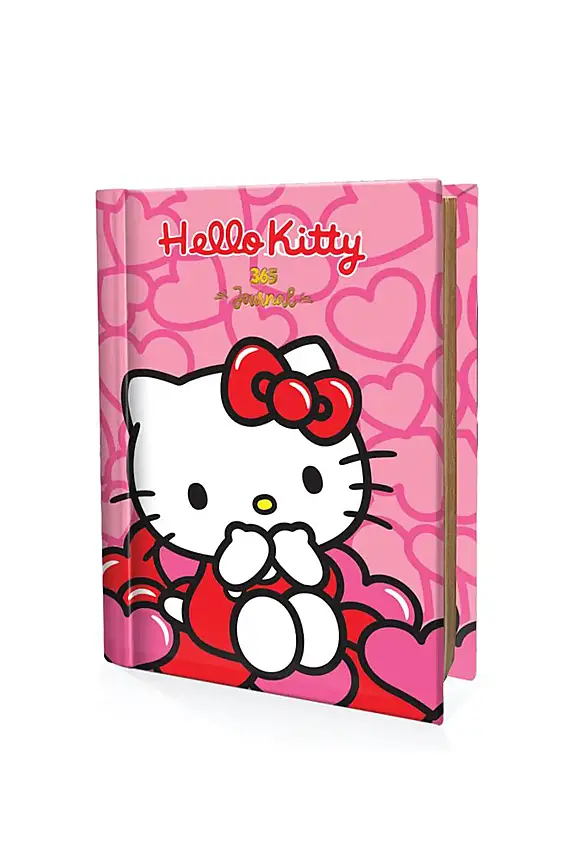 Victorias Journals Hello Kitty 365 Gün Günlük Çizgili 368 Yp A7 - 1