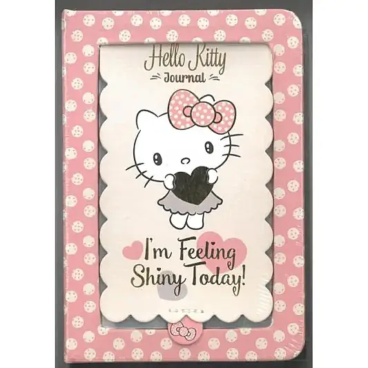 Victorias Journals Hello Kitty Figürlü Aynalı Günlük Özel 192 Yp A6 - 2
