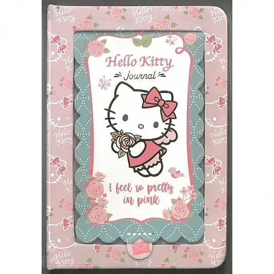 Victorias Journals Hello Kitty Figürlü Aynalı Günlük Özel 192 Yp A6 - 1