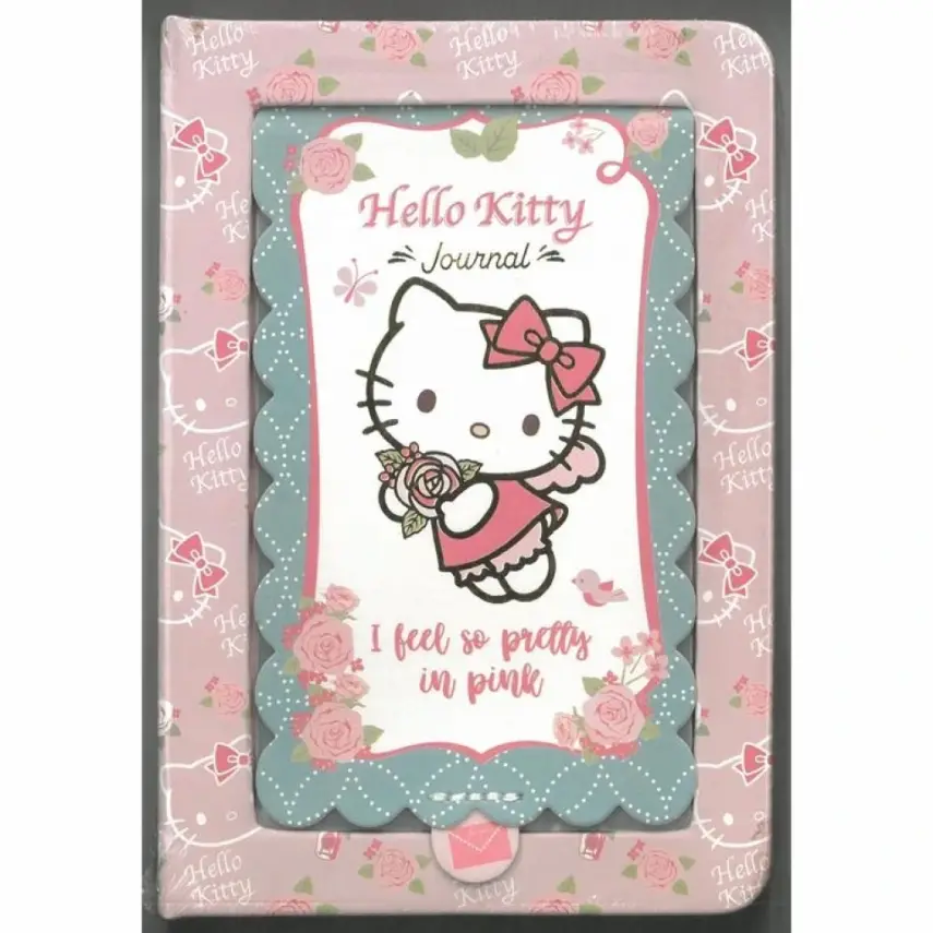 Victoria's Journals Hello Kitty Figürlü Aynalı Günlük Özel 192 Yp A6 - 2