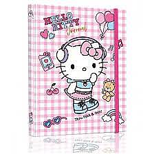 Victorias Journals Hello Kitty Gizli Spiralli Günlük Planlayıcı Özel 160 Yp 17 x 32 - Victorias Journals