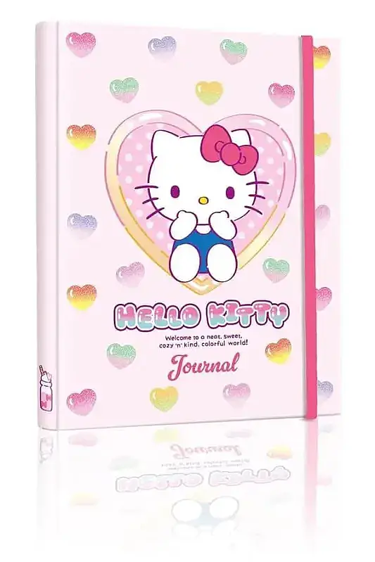 Victorias Journals Hello Kitty Gizli Spiralli Günlük Planlayıcı Özel 160 Yp 17 x 34 - 1
