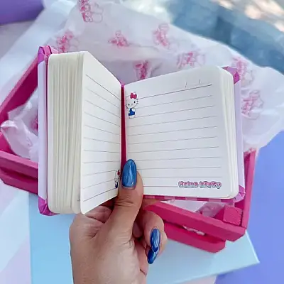 Victorias Journals Hello Kitty Not Defteri Çizgili 192 Yp 9x9 Cm - Victorias Journals (1)