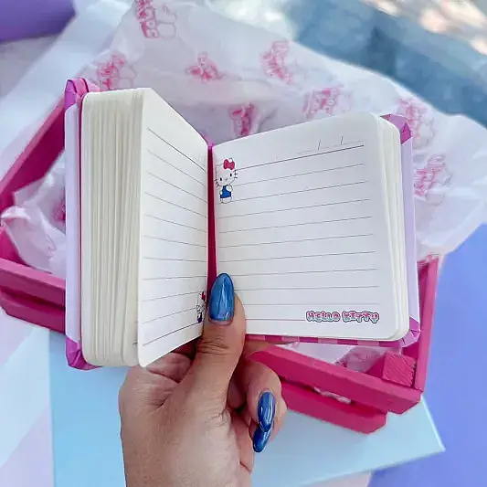 Victorias Journals Hello Kitty Not Defteri Çizgili 192 Yp 9x9 Cm - 2