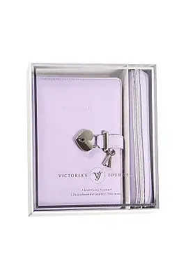 Victorias Journals Hush Hush Lila Kalp Kilitli Özel 160 Yp 13x18 Cm + Kalemlik - 1